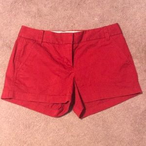 Red shorts